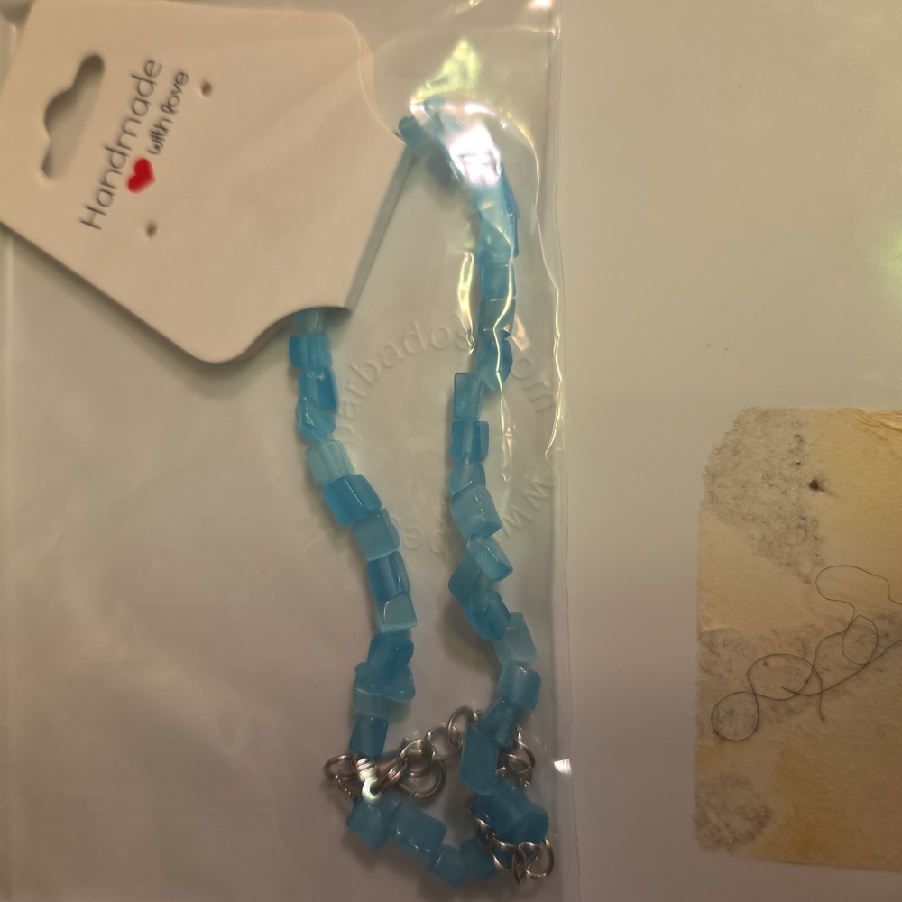 Blue Beaded Bracelet